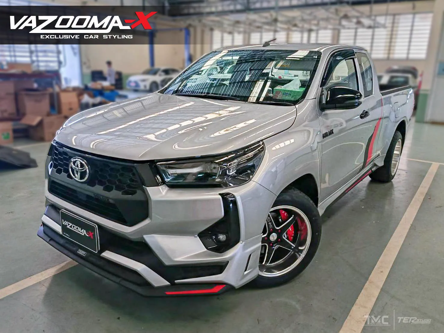 รูปชุดแต่ง ชุดแต่ง Toyota Hilux Revo 2020 2024 Vazooma X 2024 ภาพที่ 7