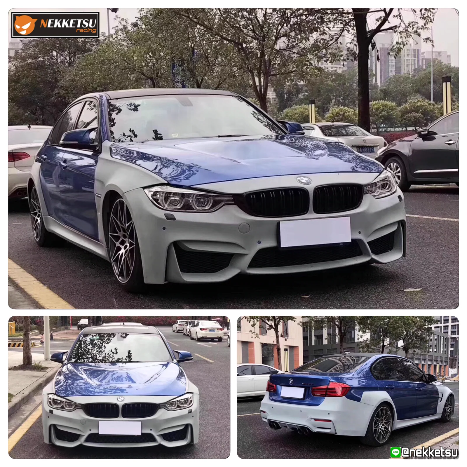 ชุดแต่ง BMW Series3 F30 F31 2011 2018 Wide Body M3