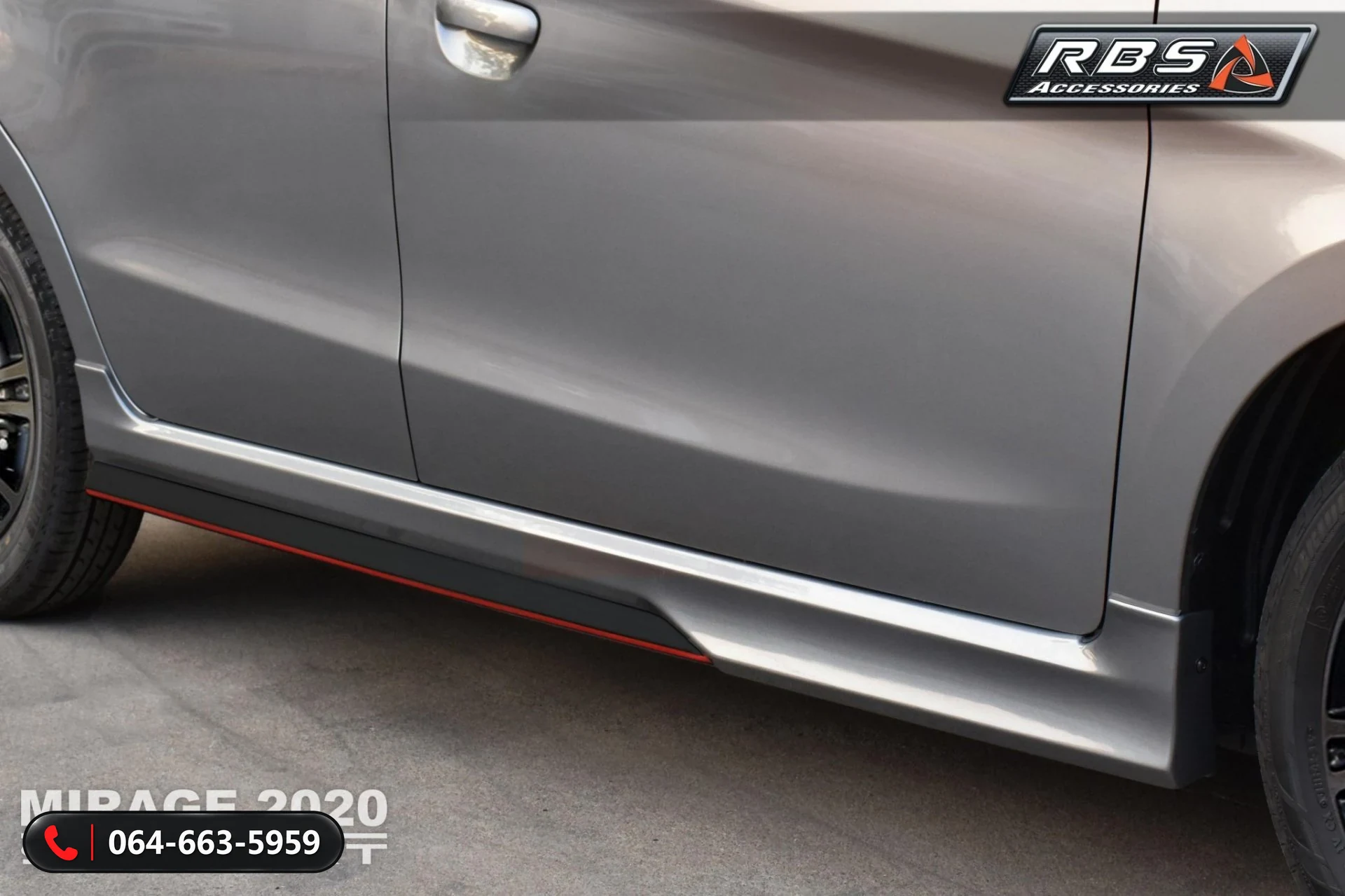 ชุดแต่ง MITSUBISHI MIRAGE 2020 IDEO SPEED RBS ภาพ 9