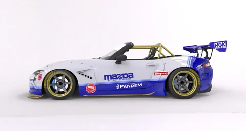 โป่งซุ้มล้อหน้า - 40mm (ชิ้นแยก) - V1.0 MAZDA ND MX-5 Miata Pandem ภาพสินค้า 1