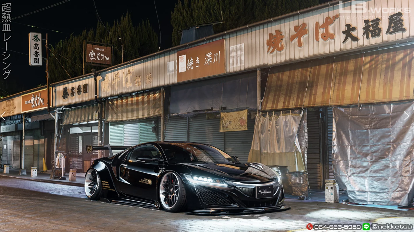 รูปชุดแต่ง ชุดแต่ง Honda NSX NC1 LB WORK ภาพที่ 2