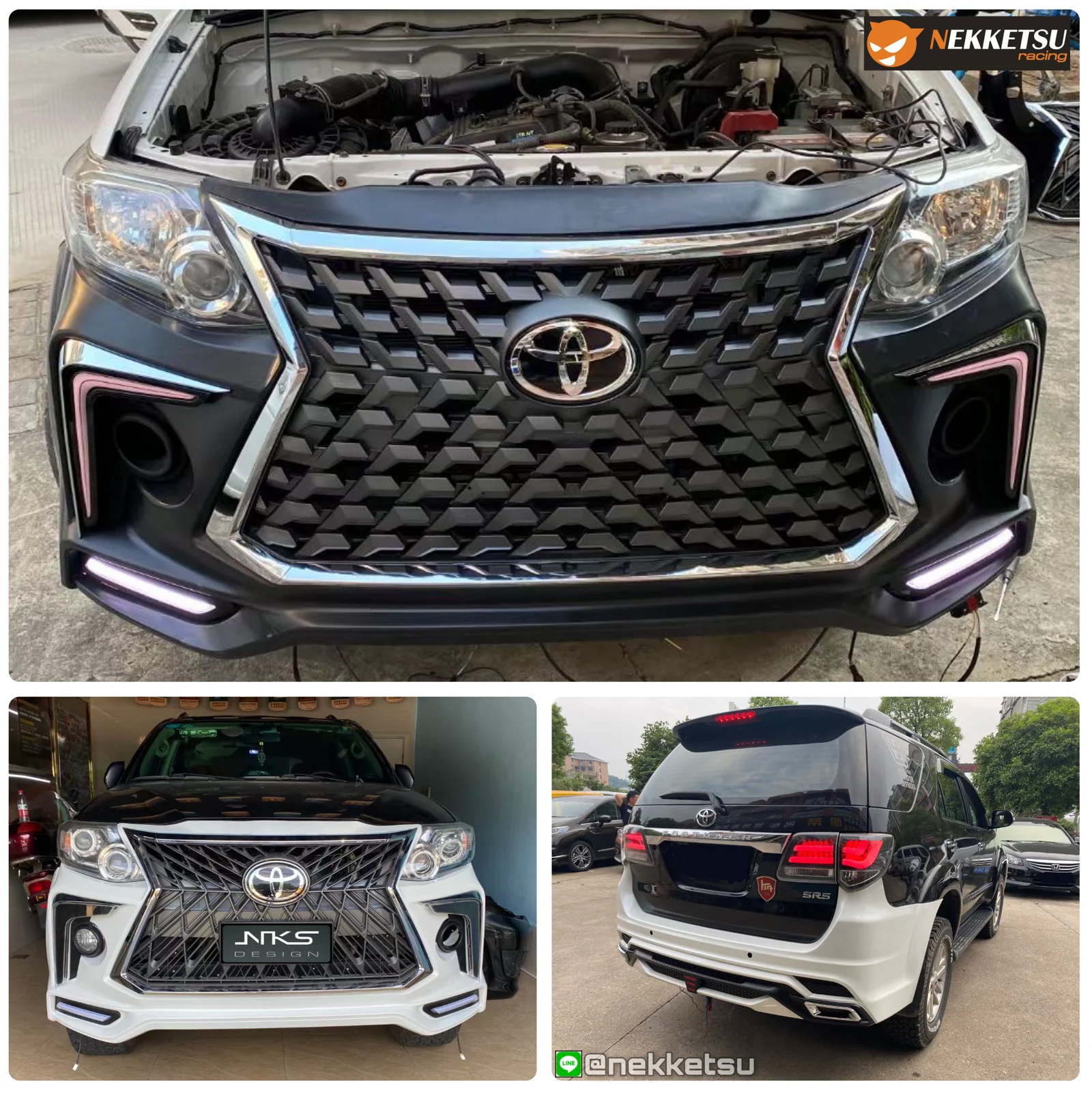 รูปชุดแต่ง ชุดแต่ง Toyota Fortuner 2012 2014 Lexus ภาพที่ 3