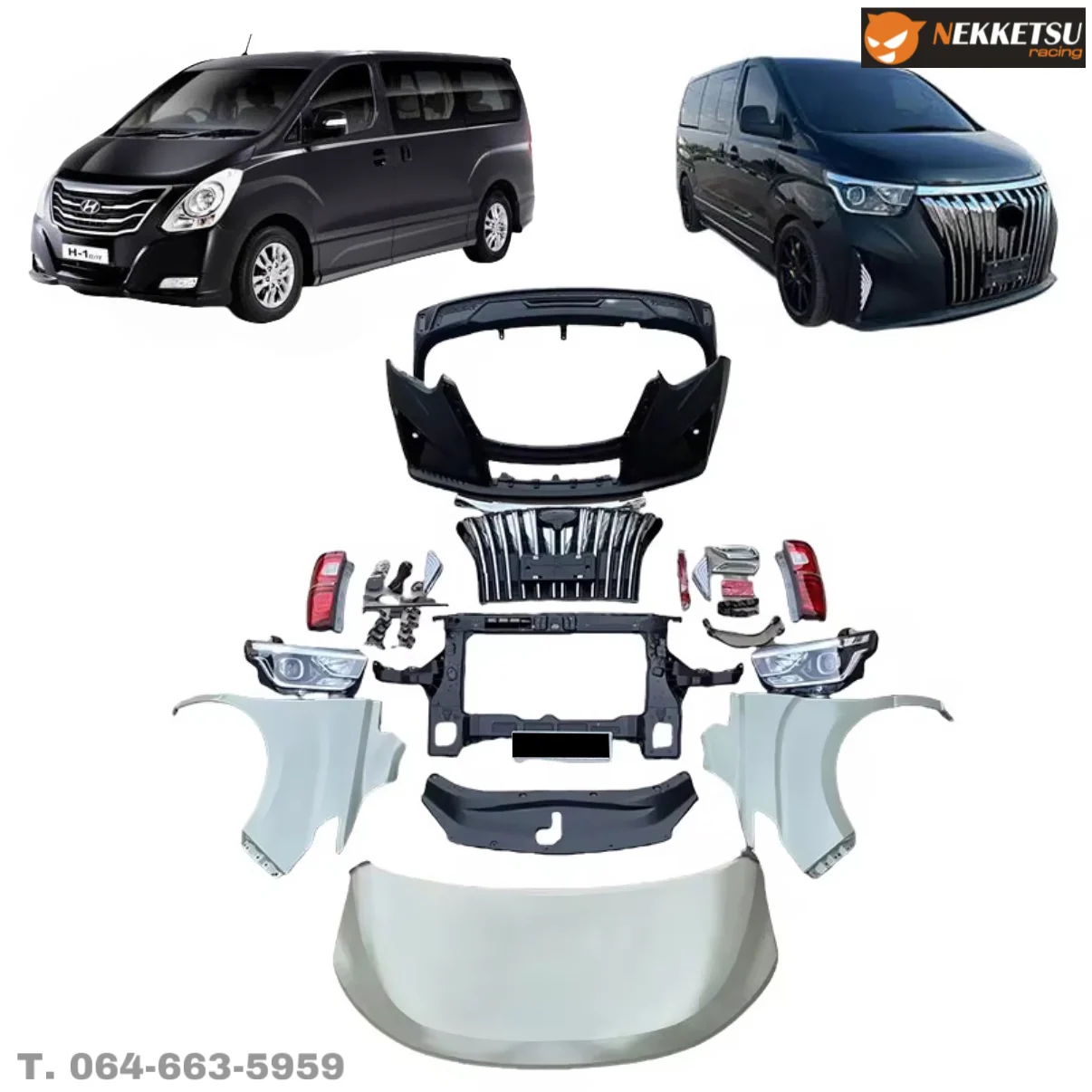 รูปชุดแต่ง ชุดแต่ง Hyundai H1 เปลี่ยนหน้าใหม่ ภาพที่ 2