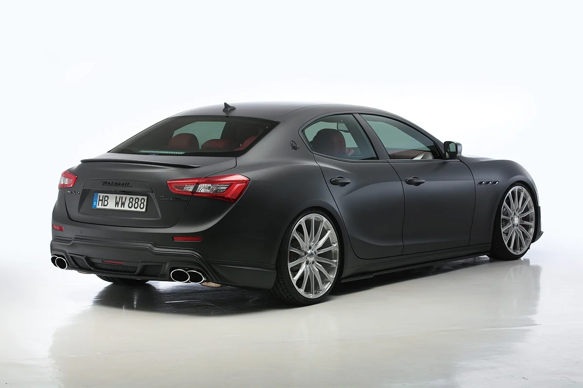 ชุดแต่ง MASERATI GHIBLI WALD Japan สปอร์ตไลน์ แบล็กไบซัน เอดิชัน ภาพ 8