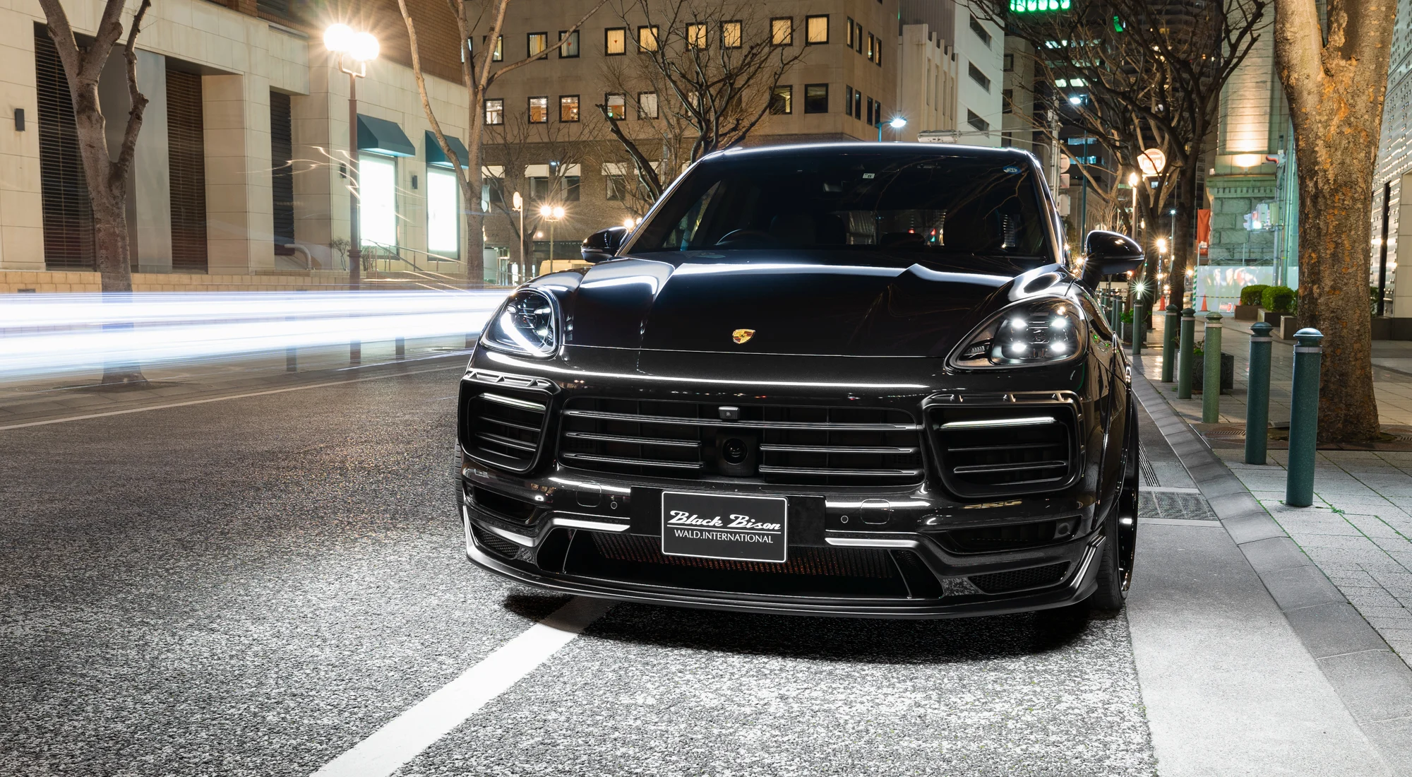 ชุดแต่ง PORSCHE CAYENNE WALD Japan สปอร์ตไลน์ แบล็กไบซัน เอดิชัน ภาพ 15
