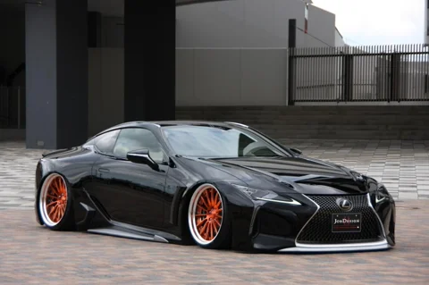 แผงแก้มหน้าทรงช่องลม JOB DESIGN GUNs STYLE Stance Generation สำหรับ LEXUS LC 500 ภาพสินค้าที่เลือก