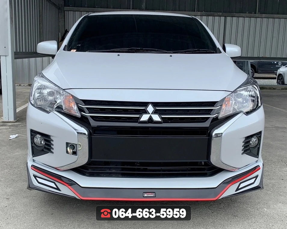 ชุดแต่ง MITSUBISHI Attrage 2020 V.2 ท่อโครเมียม RiderM ภาพ 5