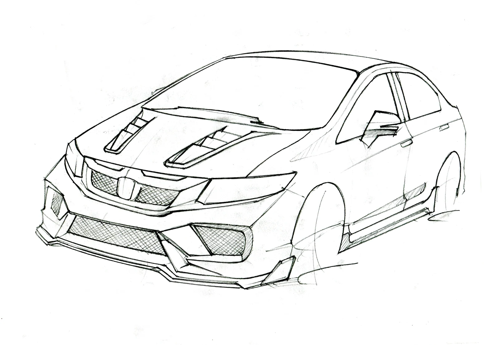 รูปชุดแต่ง ชุดแต่ง Honda Civic FB 12 15 Type X ภาพที่ 16