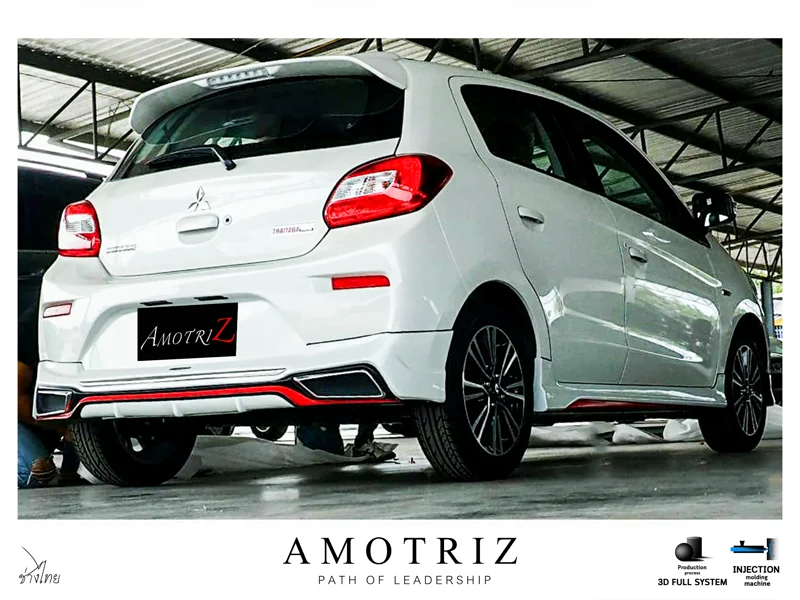 ชุดแต่งมิราจ 2016 Access Body kits - MITSUBISHI Mirage 2016 - UP ชุดแต่งรถ ภาพ 12