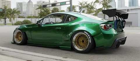 ปีกหลัง GT Wing (ชิ้นแยก) - V1.0 ZN6 - GT86 - FR-S Rocket Bunny Racing ภาพสินค้า 1