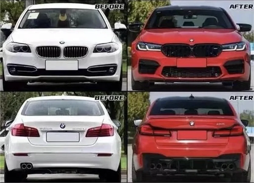 รูปชุดแต่ง ชุดแต่ง BMW Series5 F10 F11 2010 2017 เปลี่ยนเป็น G30 M5 Full ภาพที่ 3