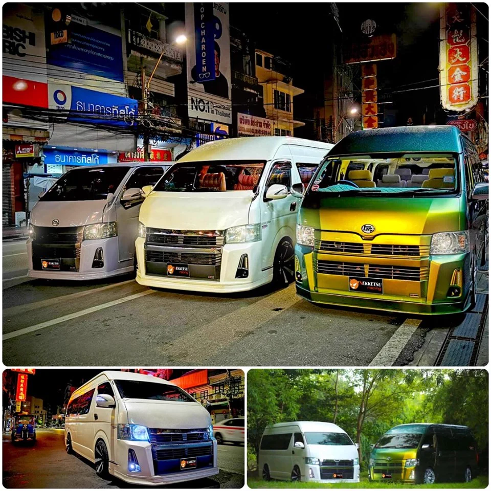 รูปชุดแต่ง ชุดแต่ง TOYOTA Commuter รถตู้ 2005 2018 คอมมูเตอร์ หน้า Tf2 ภาพที่ 4