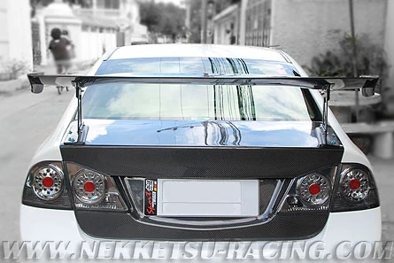 ฝากระโปรงท้าย carbon แท้ใส่ civic 2007–2011 ลาย 2 — ภาพรายละเอียดสินค้า 3
