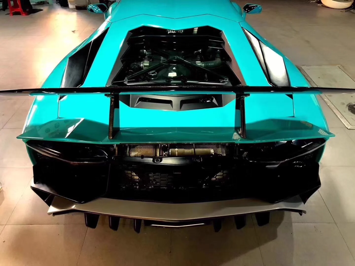 รูปชุดแต่ง ชุดแต่ง Lamborghini Aventador LP700 LP750 700เป็น750 ภาพที่ 13