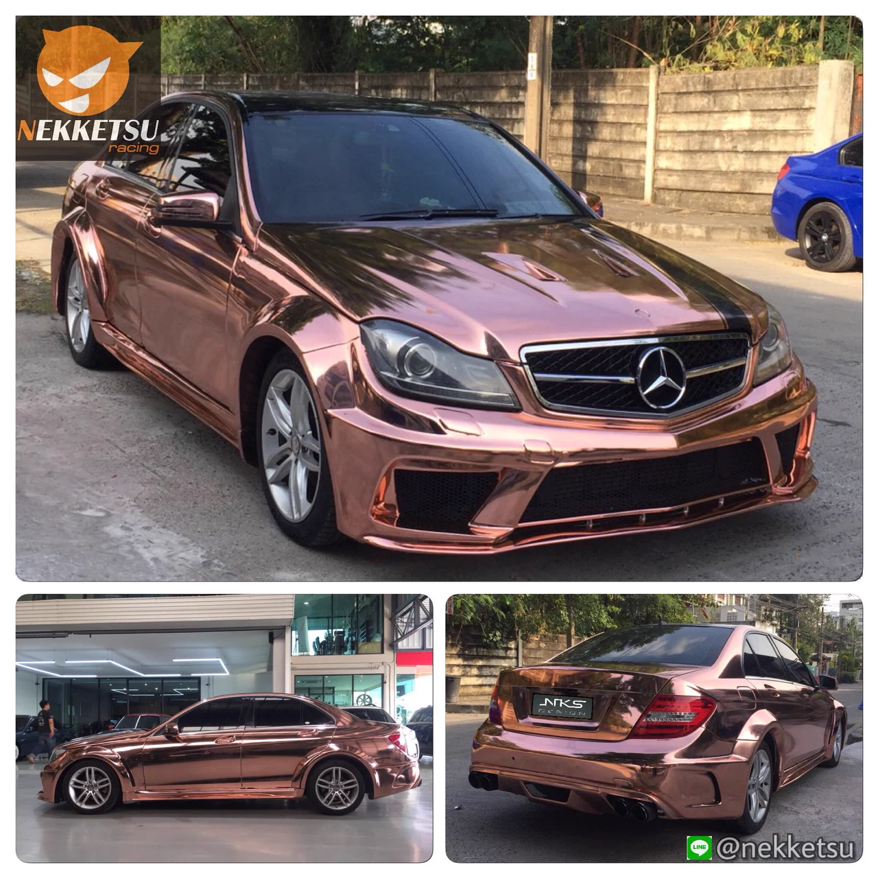 รูปชุดแต่ง ชุดแต่ง Mercedes-Benz C Class W204 2010 2014 C63 AMG ภาพที่ 11