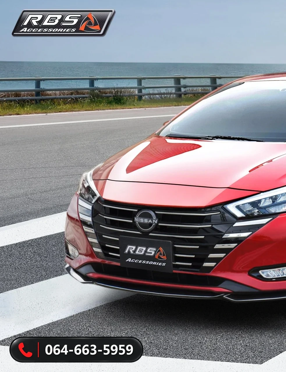 ชุดแต่ง NISSAN ALMERA 2023 SLIM SERIES RBS ภาพ 1