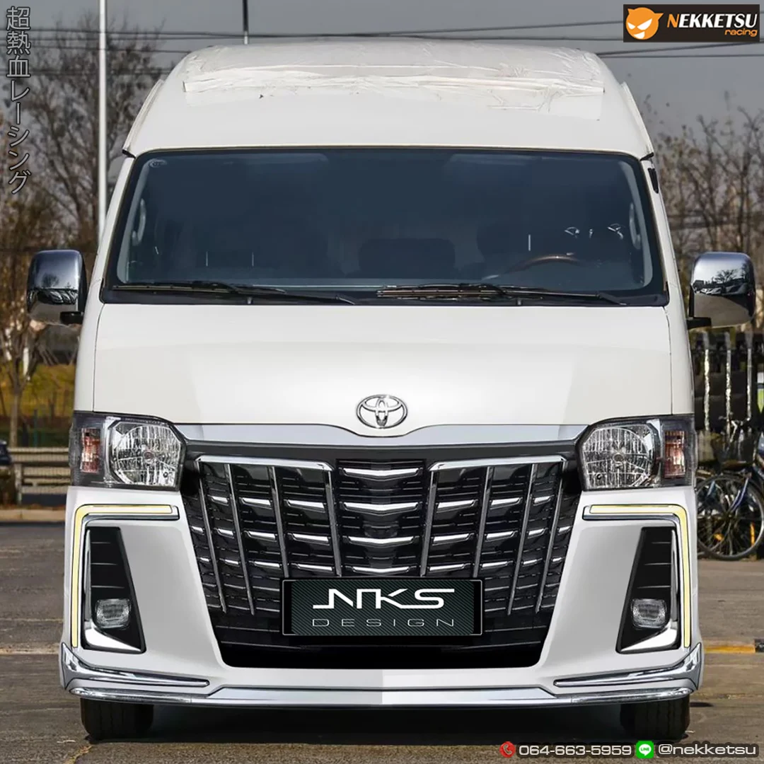 รูปชุดแต่ง ชุดแต่ง TOYOTA Commuter รถตู้ 2005 2018 ทรง Alphard V.1 ภาพที่ 4