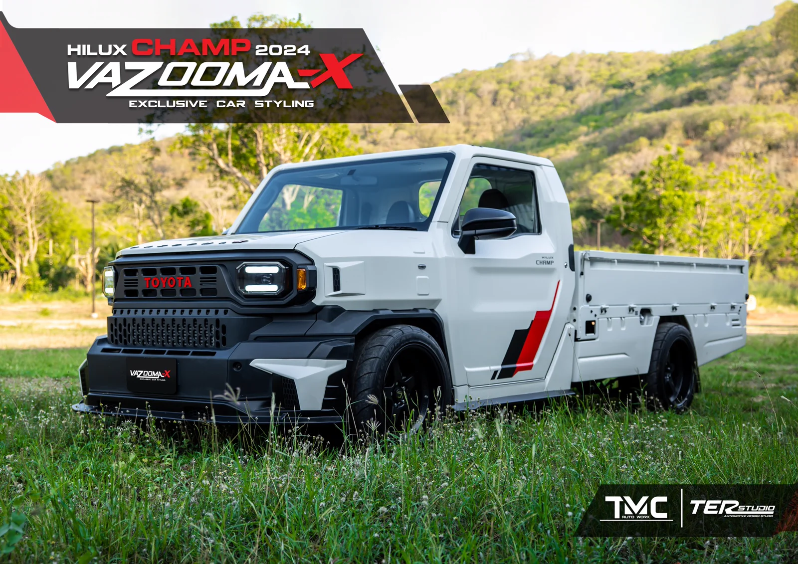 รูปชุดแต่ง ชุดแต่ง TOYOTA Hilux Champ 2024 Vazooma X ภาพที่ 26