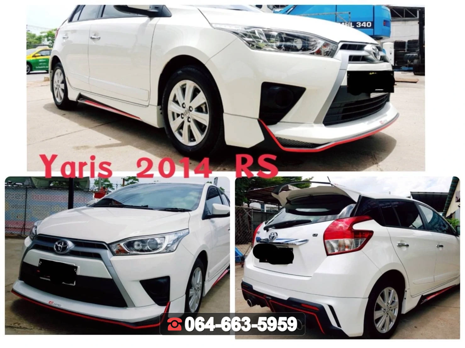 ชุดแต่ง TOYOTA Yaris 2014 RS RiderM ภาพ 2