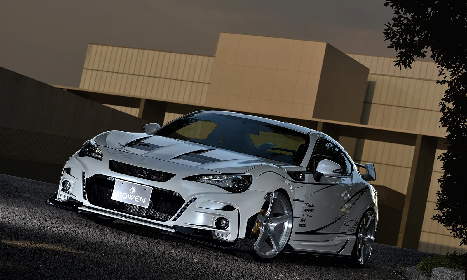 ชุดแต่ง TOYOTA 86 STREET ZERO MODEL Bumper type ZN6 2016.08~Rowen Japan ภาพ 7