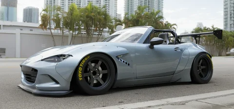 ลิ้นกันชนหน้า (ชิ้นแยก) - V1.0 MAZDA ND MX-5 Miata Pandem ภาพสินค้า 1