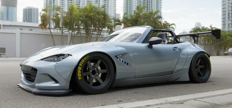ลิ้นกันชนหน้า (ชิ้นแยก) - V1.0 MAZDA ND MX-5 Miata Pandem ภาพสินค้าที่เลือก