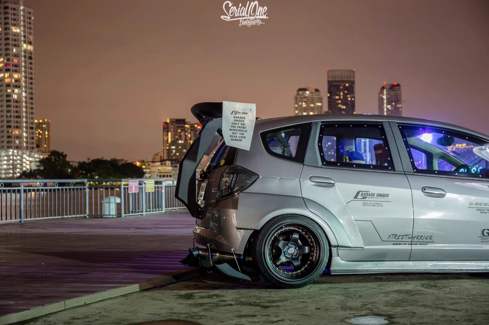 รูปชุดแต่ง ชุดแต่ง Honda Jazz GE 2008 2013 Wide Body V.2 ภาพที่ 3