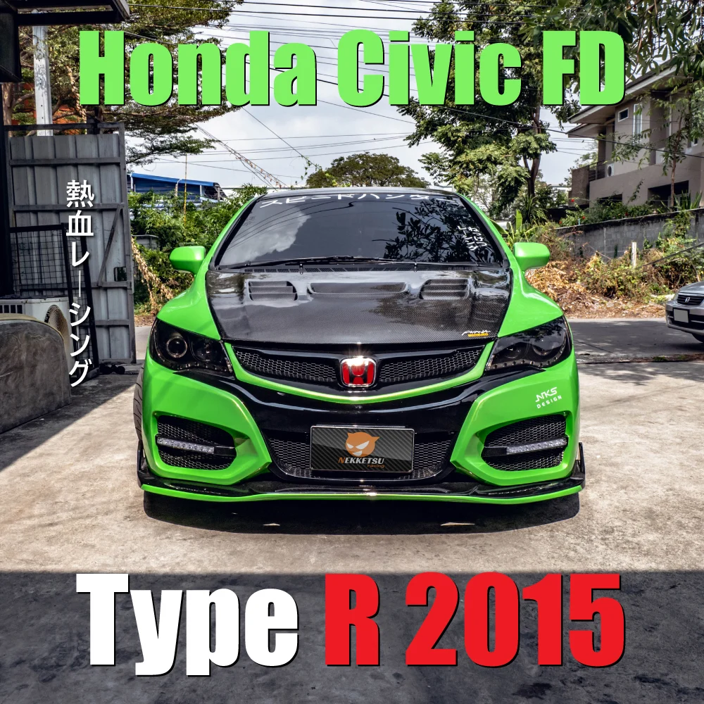 รูปชุดแต่ง ชุดแต่ง Honda Civic FD 06 11 Type R15 ภาพที่ 8