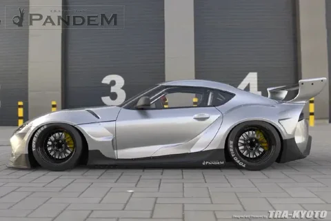 โป่งซุ้มล้อหลัง - 100mm (ชิ้นแยก) - V1.0 Toyota GR Supra A90 / A91 Pandem ภาพสินค้า 1