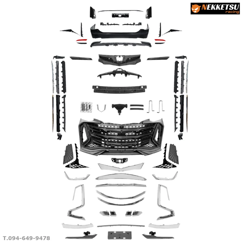รูปชุดแต่ง ชุดแต่ง Toyota Alphard AH30 2018 2021 แปลงหน้า HAWK 40 ภาพที่ 1