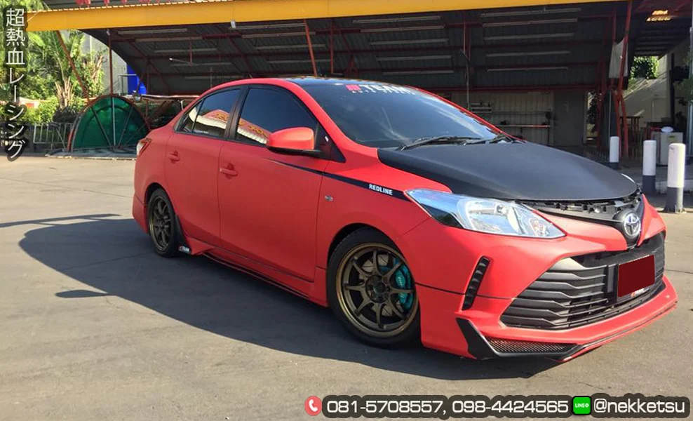 ชุดแต่ง Toyota Vios 17 22 RedLine