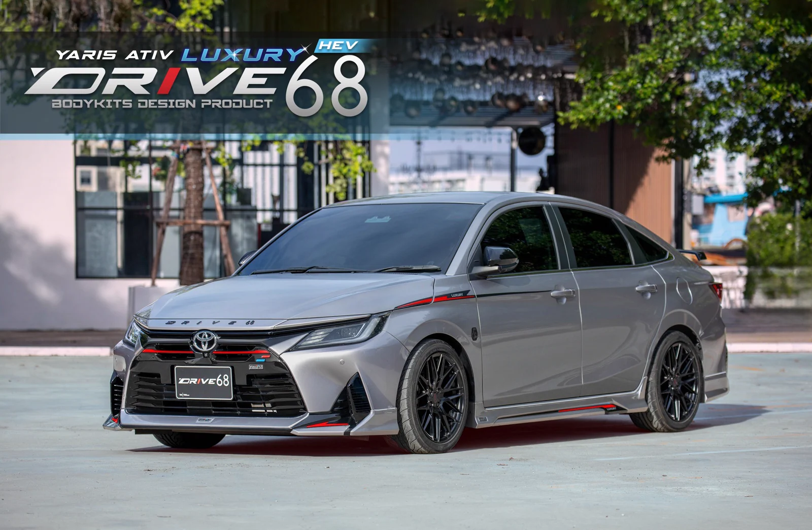 รูปชุดแต่ง ชุดแต่ง Toyota Yaris Ativ 24 26 Hybrid 2025 Drive68 ภาพที่ 10