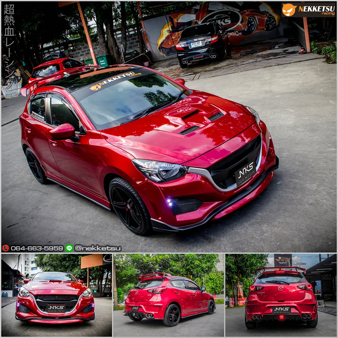รูปชุดแต่ง ชุดแต่ง Mazda Mazda2 2015 2018 skyactiv GTR ภาพที่ 8