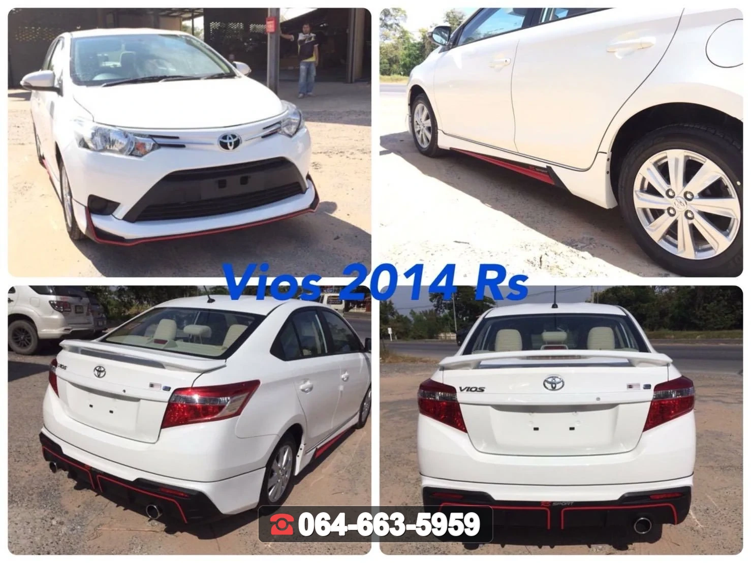 ชุดแต่ง TOYOTA Vios 2013 Rs RiderM ภาพ 2