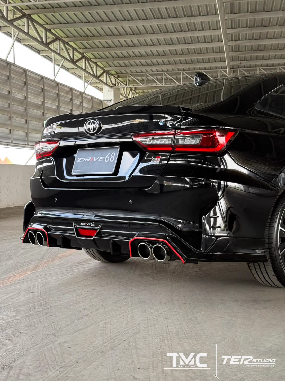 รูปชุดแต่ง ชุดแต่ง Toyota Yaris Ativ 24 26 GR Sport 2025 ภาพที่ 10