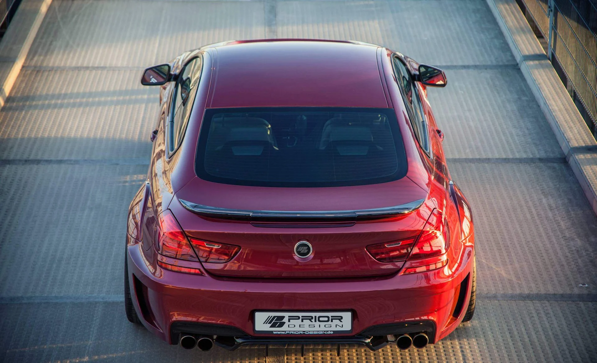สปอยเลอร์ฝาท้าย Prior Design PD6XX Rear Trunk Spoiler for BMW 6-Series F12/F13/F06/M6 ภาพสินค้าที่เลือก