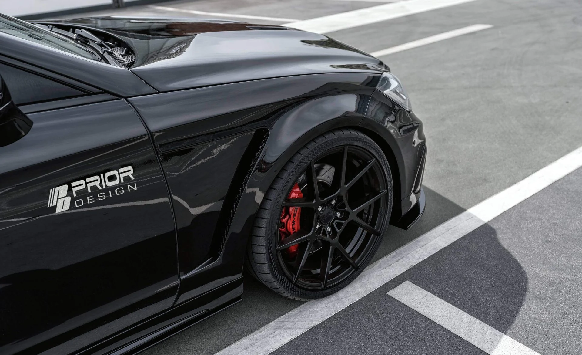 แก้มตัวถังหน้า Prior Design PDV4 Front Fenders incl. Air Intake for Mercedes CLS C218 ภาพสินค้าที่เลือก