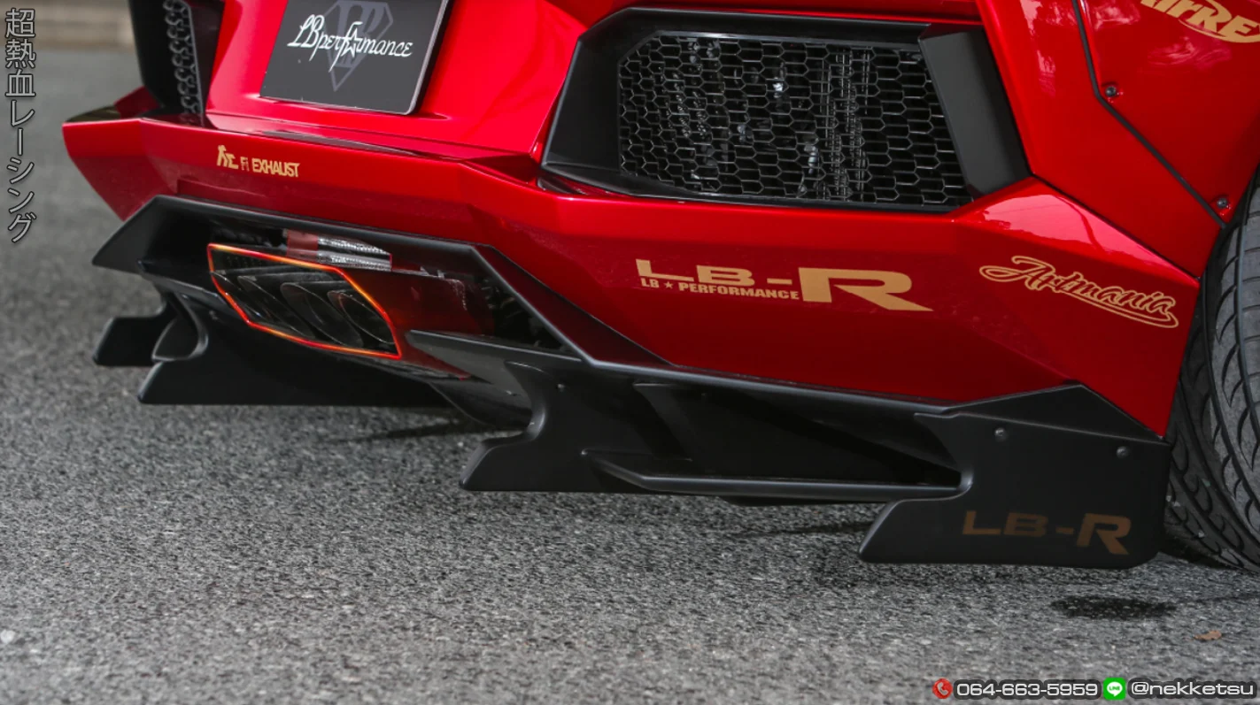 รูปชุดแต่ง ชุดแต่ง Lamborghini Aventador LB WORK ภาพที่ 6