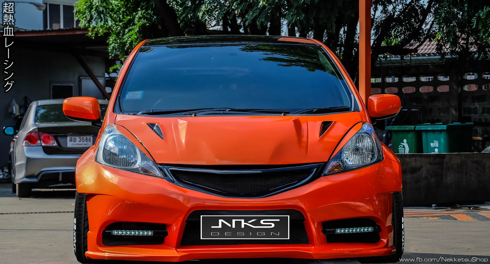 รูปชุดแต่ง ชุดแต่ง Honda Jazz GE 2008 2013 Wide Body V.1 ภาพที่ 15