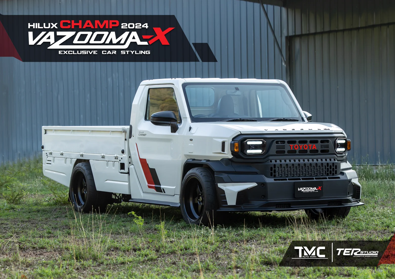 รูปชุดแต่ง ชุดแต่ง TOYOTA Hilux Champ 2024 Vazooma X ภาพที่ 13