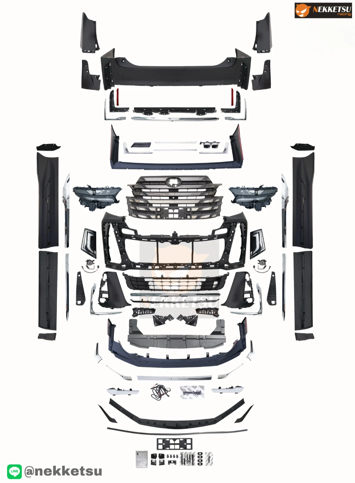 รูปชุดแต่ง ชุดแต่ง TOYOTA Alphard AH30 2018 2021 แปลงหน้า Vellfire 40 ภาพที่ 2