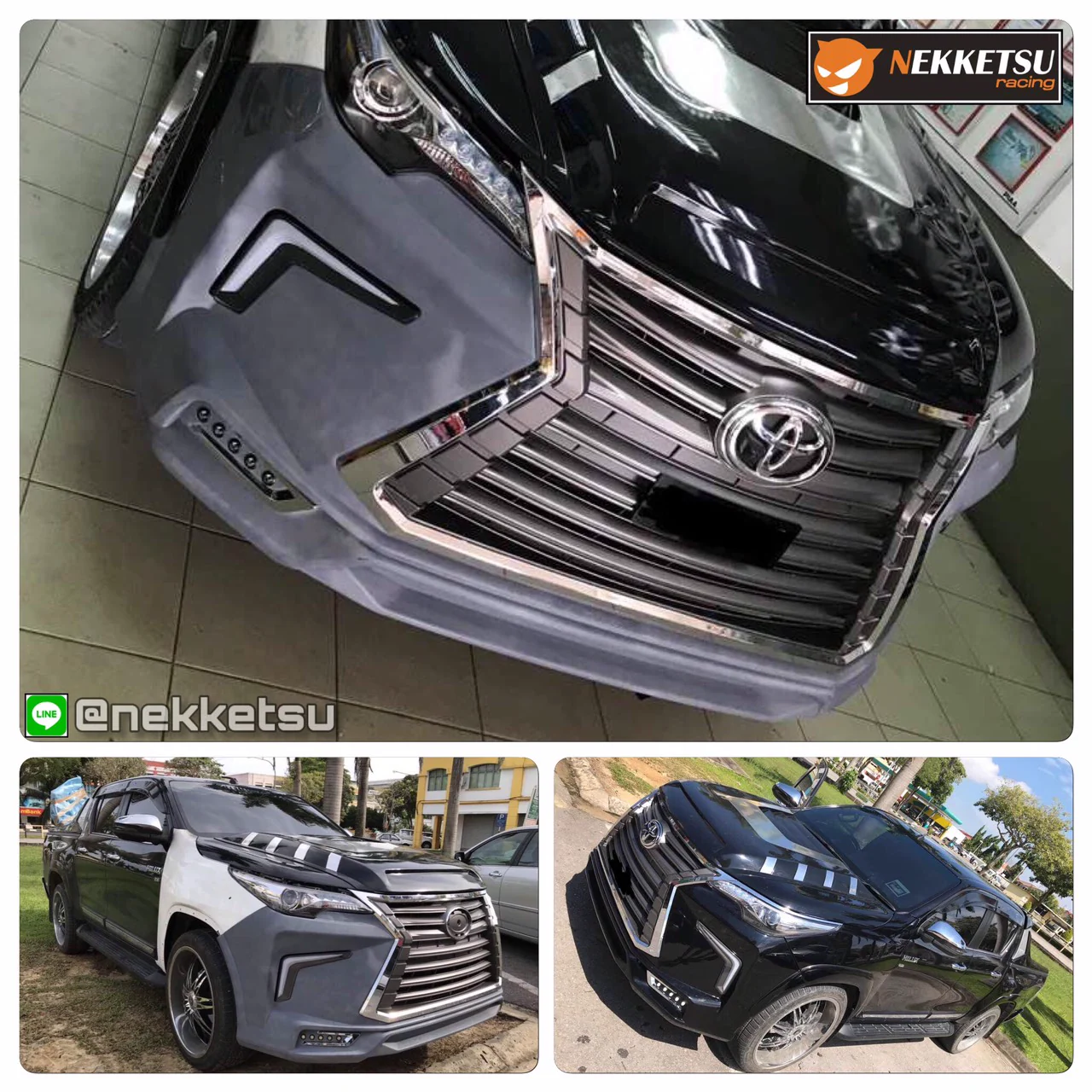 รูปชุดแต่ง ชุดแต่ง Toyota Hilux Revo 2015 2019 Revo เป็น Fortuner LX V.2 ภาพที่ 2
