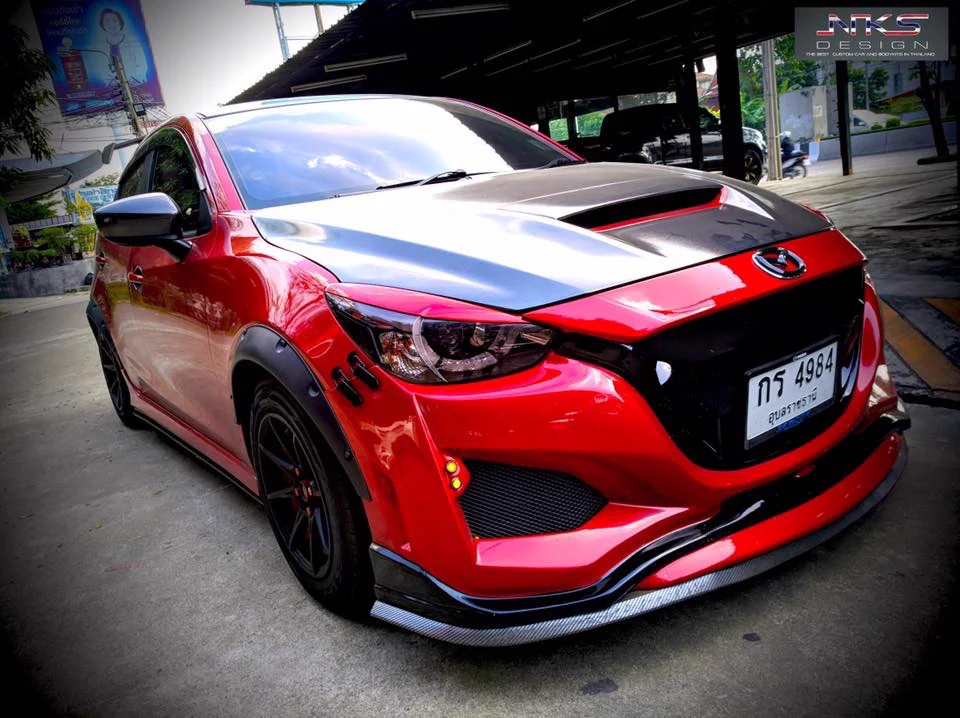 รูปชุดแต่ง ชุดแต่ง Mazda Mazda2 2015 2018 skyactiv GTR ภาพที่ 9