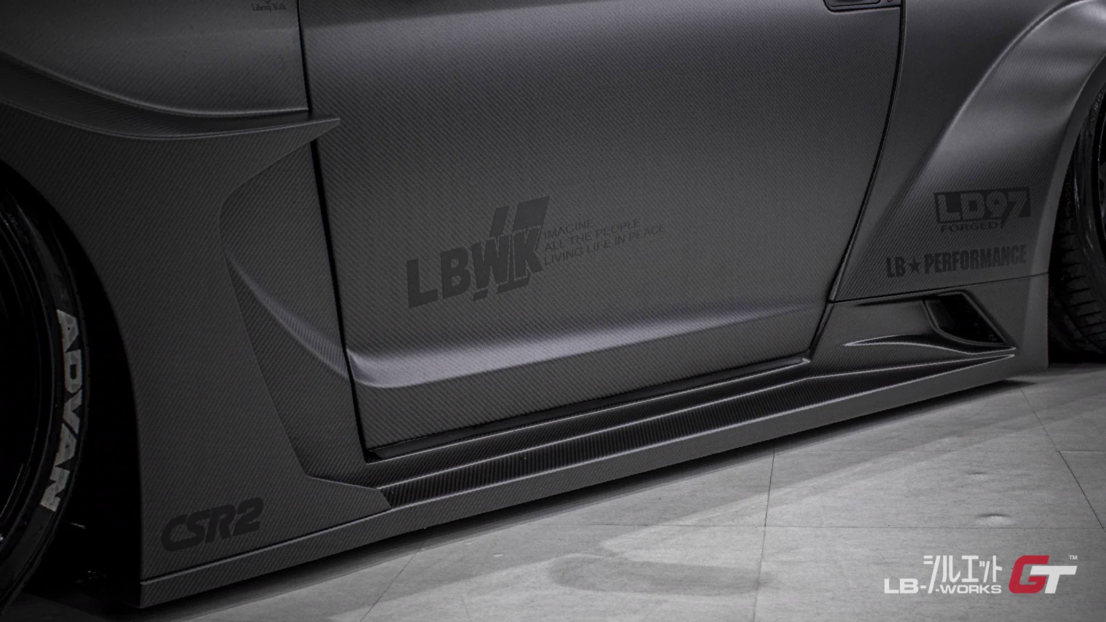 รูปชุดแต่ง ชุดแต่ง Nissan GTR R35 LB Work GT RR ภาพที่ 5