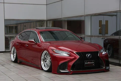 สเกิร์ตข้าง JOB DESIGN GUNs STYLE Stance Generation สำหรับ LEXUS LS 500 ภาพสินค้าที่เลือก