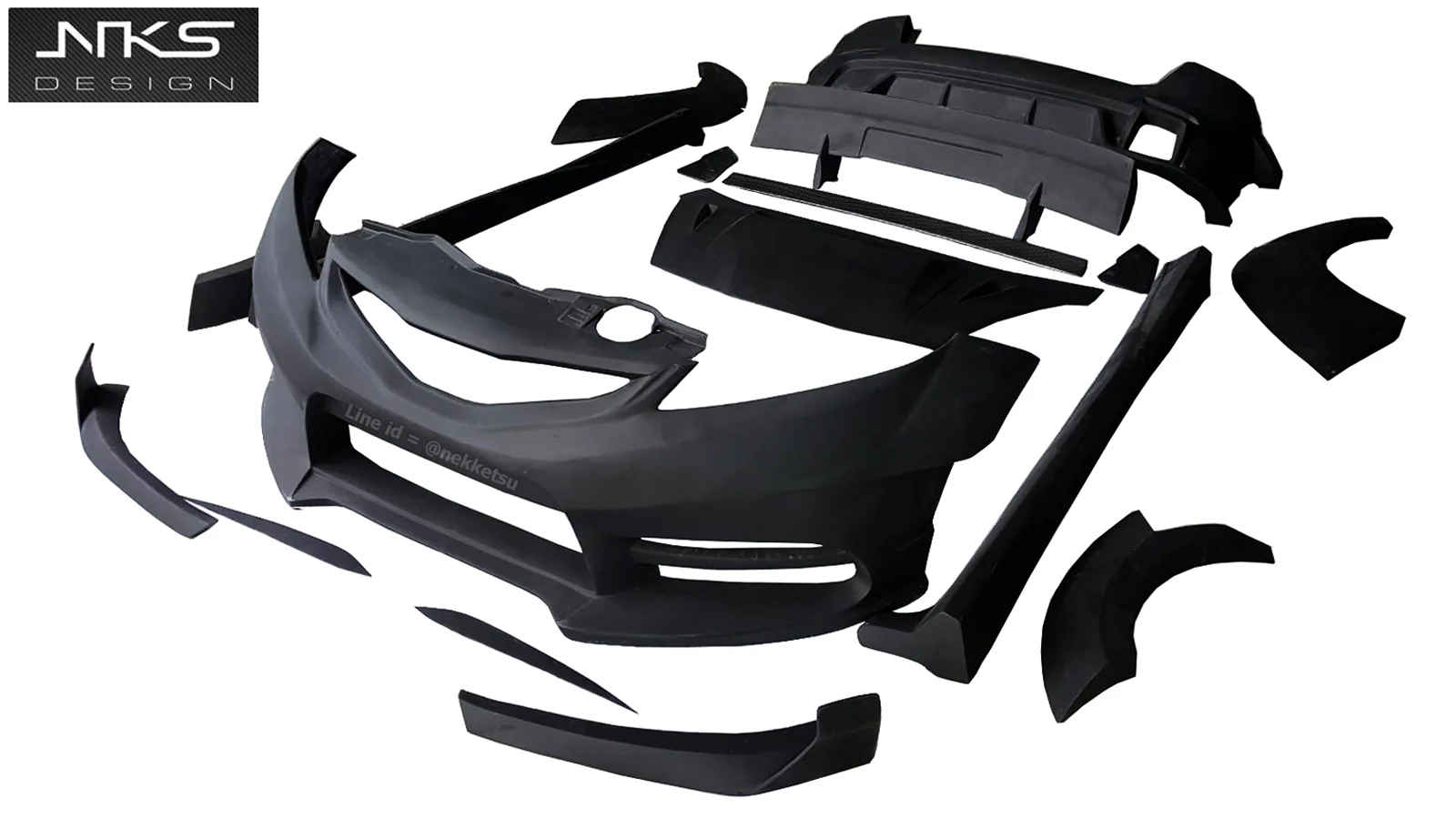 รูปชุดแต่ง ชุดแต่ง Honda Jazz GE 2008 2013 Wide Body V.1 ภาพที่ 10