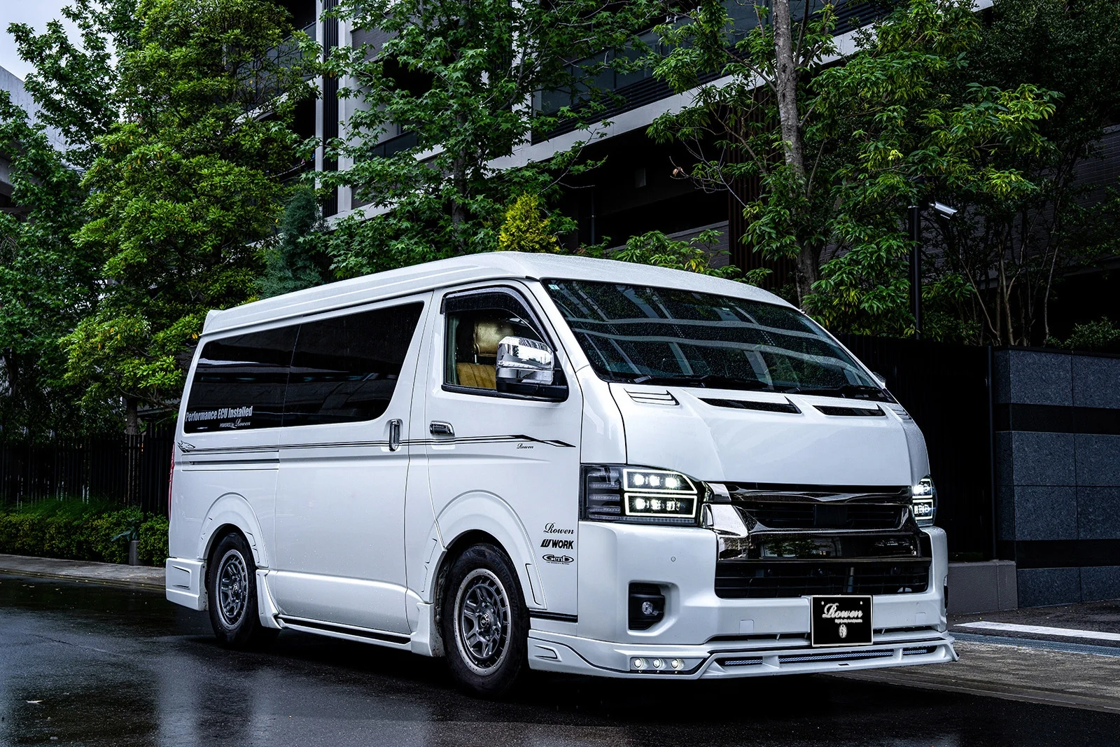 ชุดแต่ง TOYOTA 200HIACE Wide 4 /5 /6 /7 MODEL GDH/KDH/TRH211 2013.12~Rowen Japan ภาพ 16