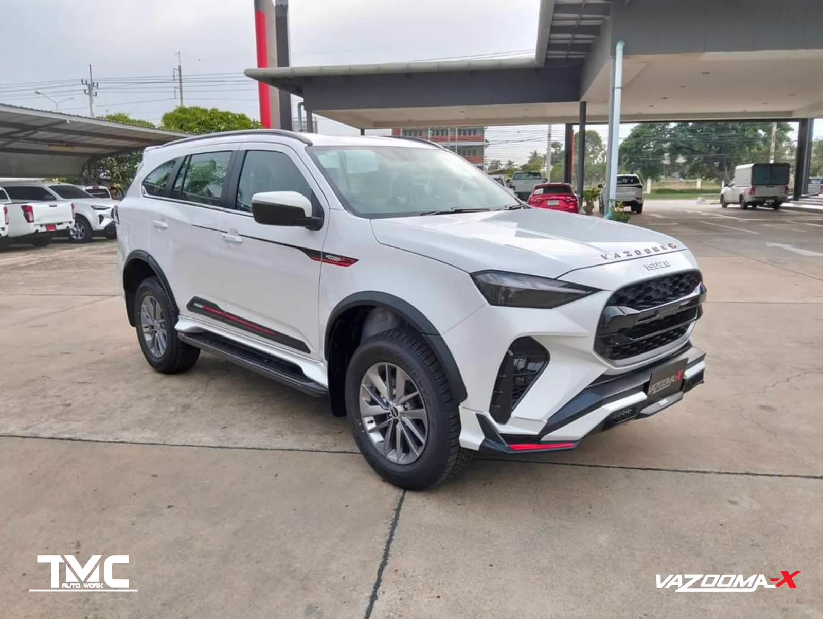 รูปชุดแต่ง ชุดแต่ง Isuzu Mu X 2020 2025 Vazooma X 2024 ภาพที่ 3