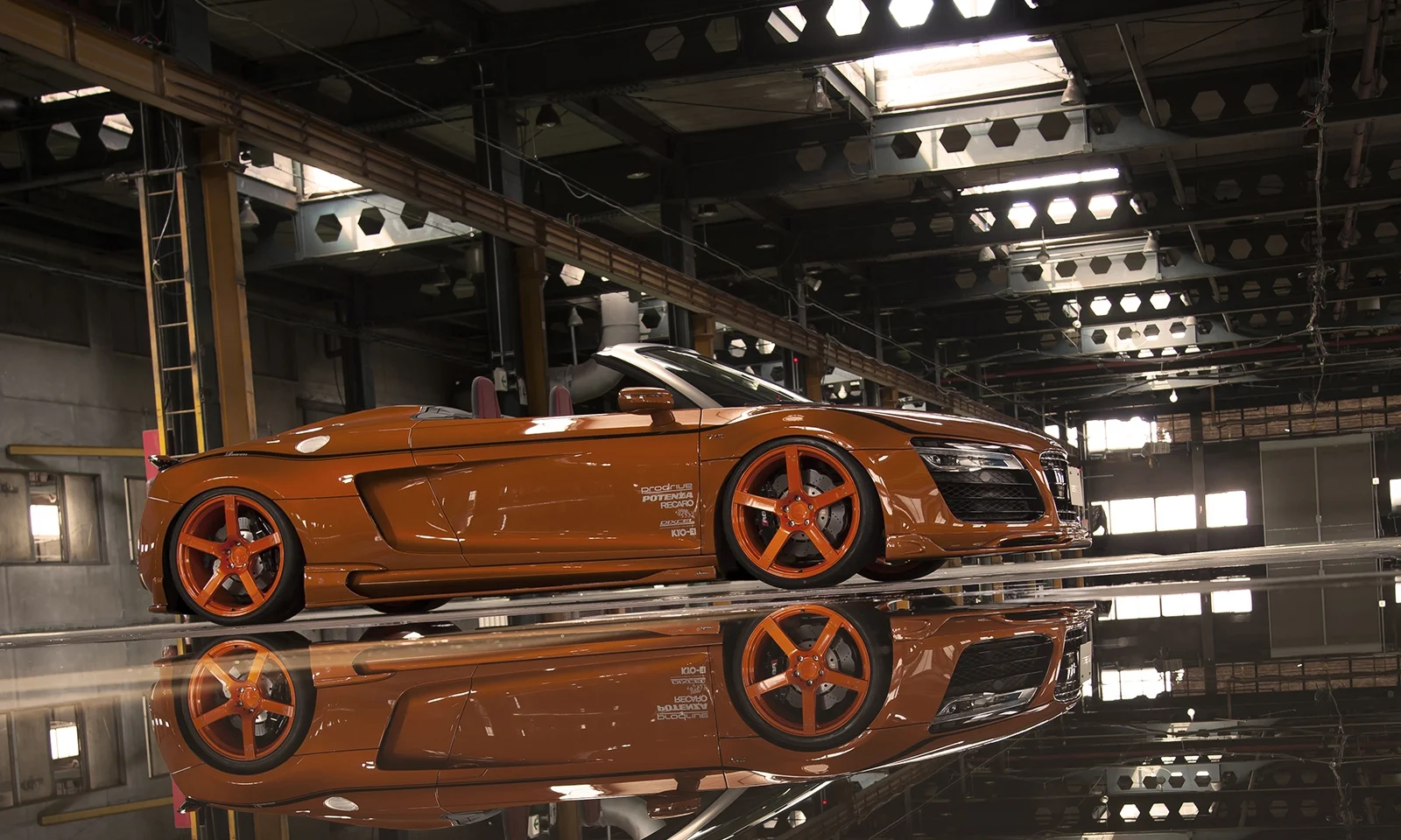 ชุดแต่ง Audi R8 Spyder/Coupe facelift 5.2(V10) 42CTYF 2013.04~2016.06 Rowen Japan ภาพ 3