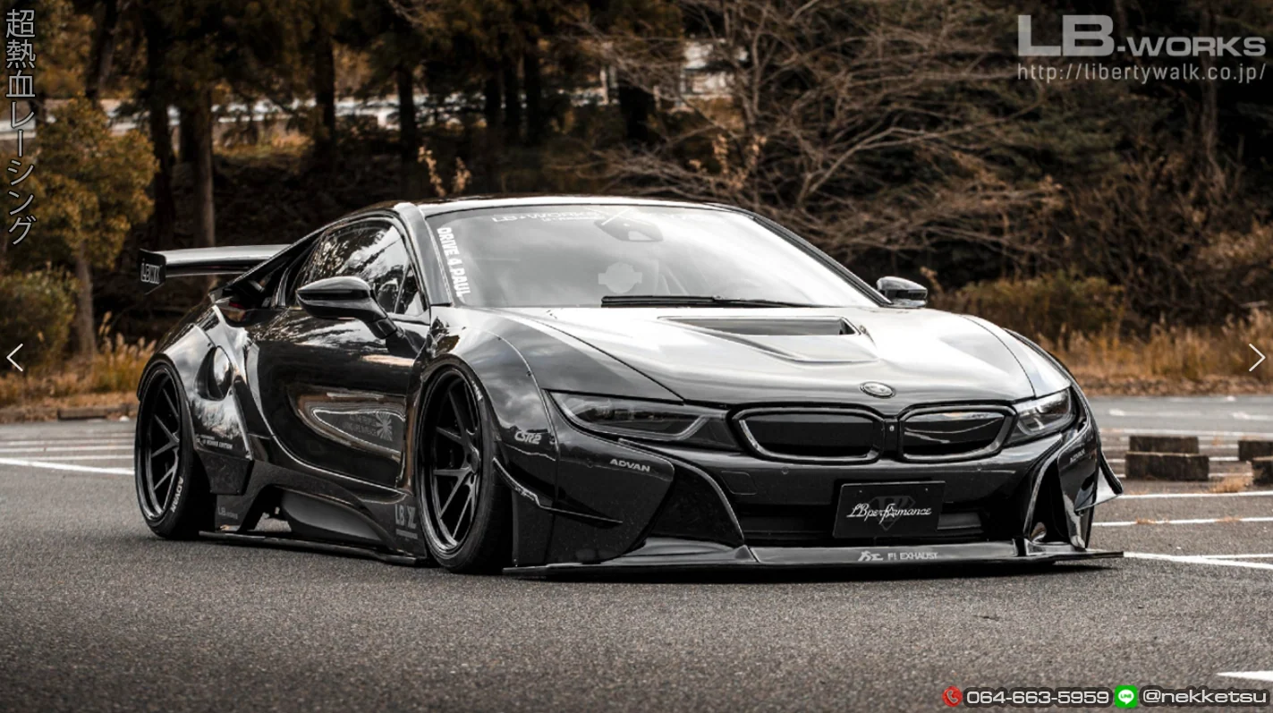 รูปชุดแต่ง ชุดแต่ง BMW i8 LB WORK ภาพที่ 2
